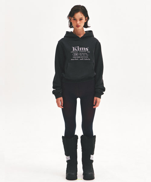 EVERYDAY BAM LOGO HOODIE - 4 COLORS CHARCOAL