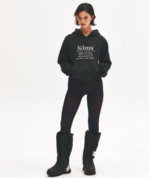 EVERYDAY BAM LOGO HOODIE - 4 COLORS CHARCOAL