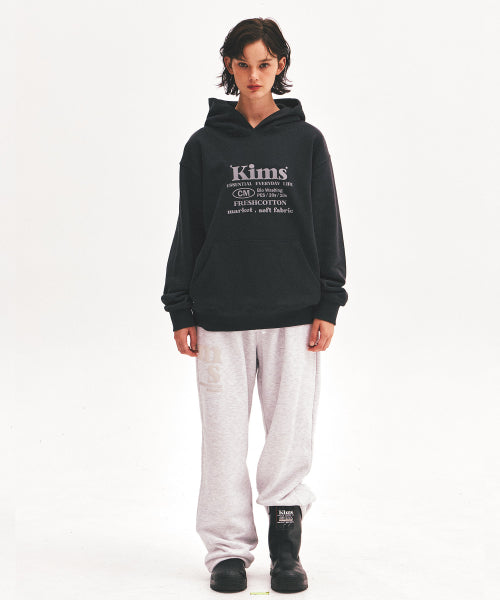 EVERYDAY BAM LOGO HOODIE - 4 COLORS CHARCOAL