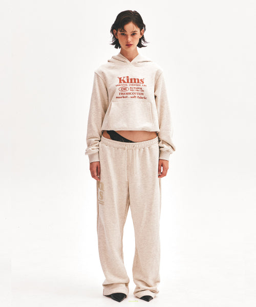EVERYDAY BAM LOGO HOODIE - 4 COLORS OATMEAL