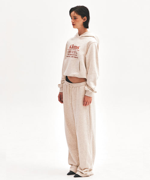 EVERYDAY BAM LOGO HOODIE - 4 COLORS OATMEAL