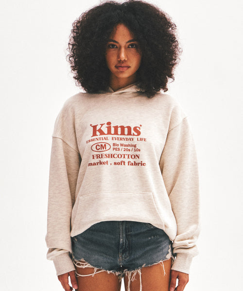 EVERYDAY BAM LOGO HOODIE - 4 COLORS OATMEAL