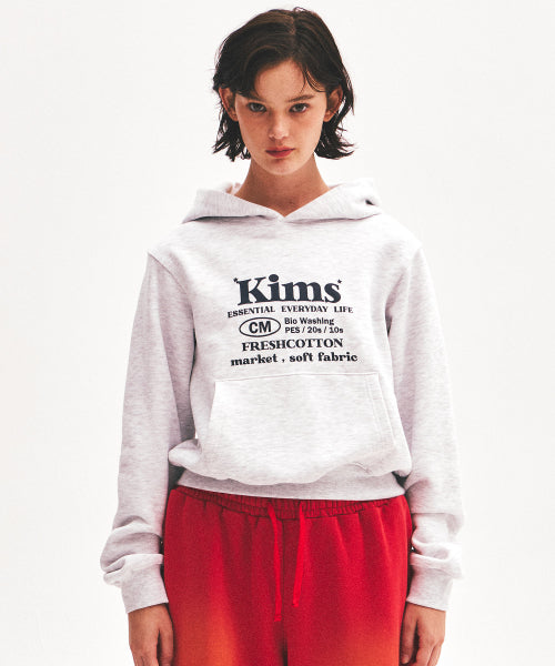 EVERYDAY BAM LOGO HOODIE - 4 COLORS GREY