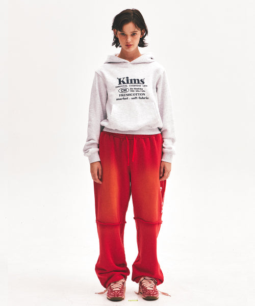 EVERYDAY BAM LOGO HOODIE - 4 COLORS GREY
