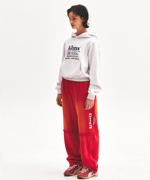 EVERYDAY BAM LOGO HOODIE - 4 COLORS GREY