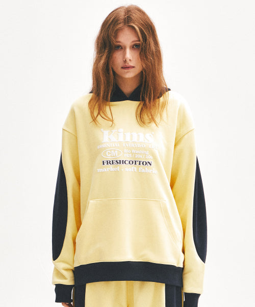 SPECIALDAY BAM LOGO HOODIE - 4 COLORS YELLOW
