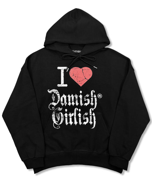 TEE GRAPHIC HOODIE - 2 COLORS BLACK