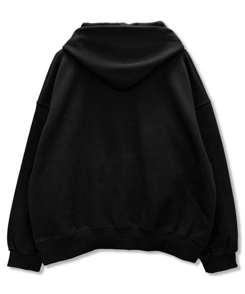 TEE HOODIE - 2 COLORS BLACK