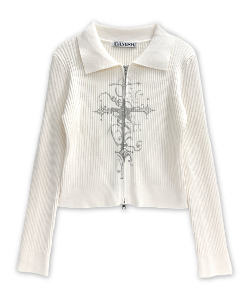 CROSS KNIT - 4 COLORS IVORY