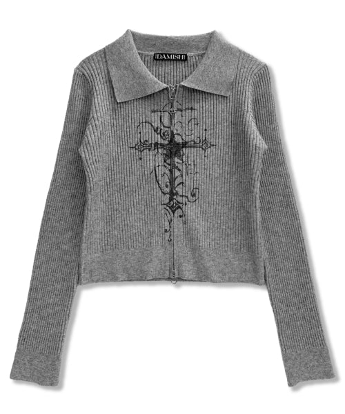 CROSS KNIT - 4 COLORS GREY