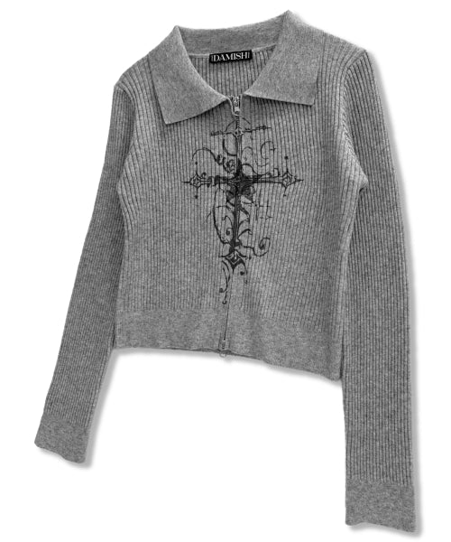 CROSS KNIT - 4 COLORS GREY