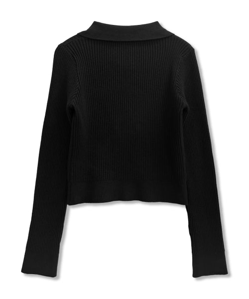CROSS KNIT - 4 COLORS BLACK