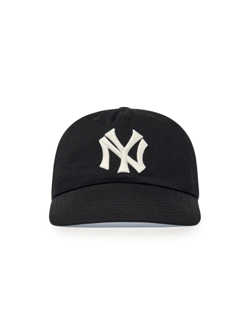 Q FIT UNSTRUCTURED BALL CAP NY #KARINA同款! BLACK