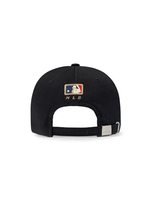 Q FIT UNSTRUCTURED BALL CAP NY #KARINA同款! BLACK
