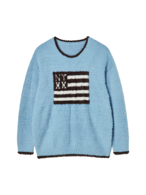 NYX FLAG KNIT BLUE - 3 COLORS
