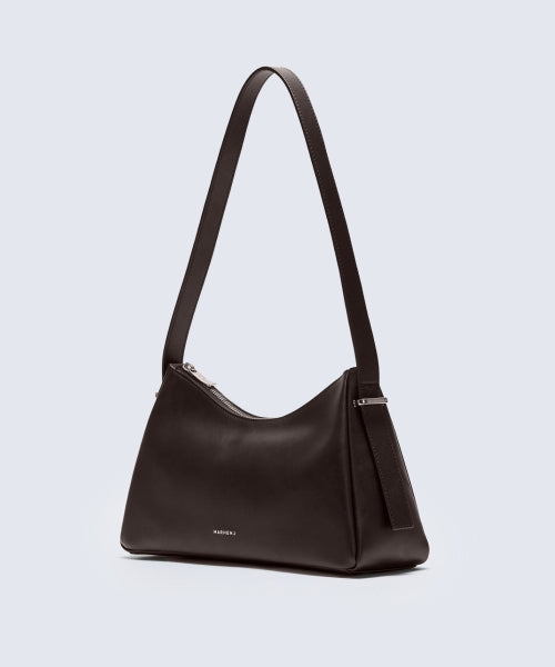 SOLENE HOBO SHOULDER BAG - 5 COLORS BLACK