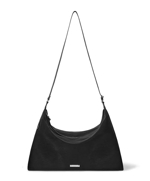 ROOMY HOBO BAG NUBUCK - 2 COLORS BLACK
