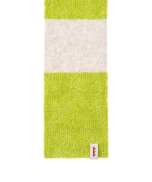 BORDER STRIPE MUFFLER - 3 COLORS GREEN