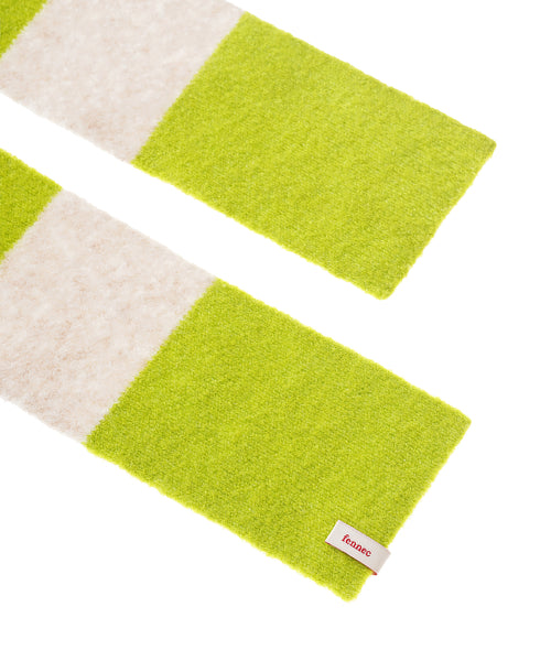 BORDER STRIPE MUFFLER - 3 COLORS GREEN