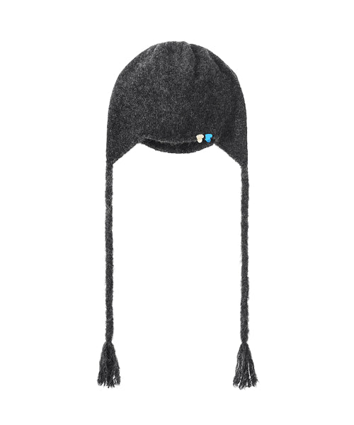 EAR FLAP HAT - 3 COLORS CHARCOAL