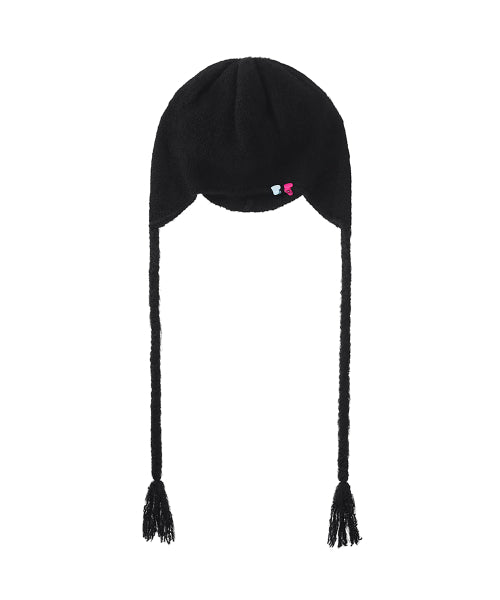EAR FLAP HAT - 3 COLORS BLACK