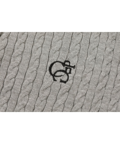CROP KNIT CARDIGAN - 3 COLORS GREY
