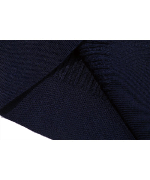 CROP KNIT CARDIGAN - 3 COLORS NAVY