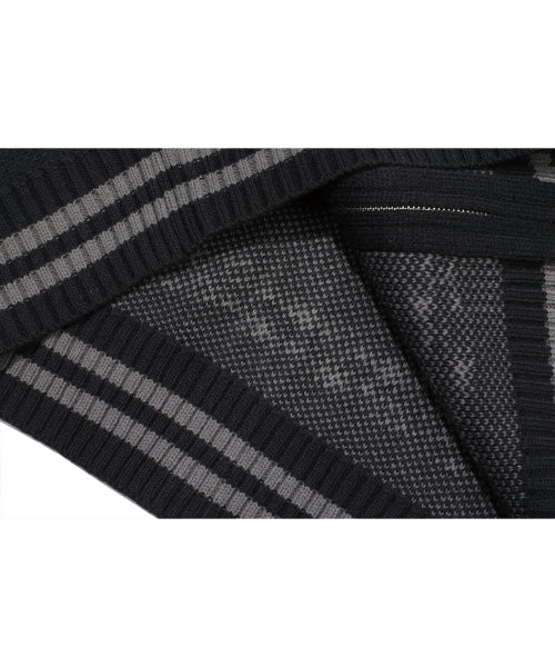 2-WAY ZIP-UP CARDIGAN - 2 COLORS CHARCOAL