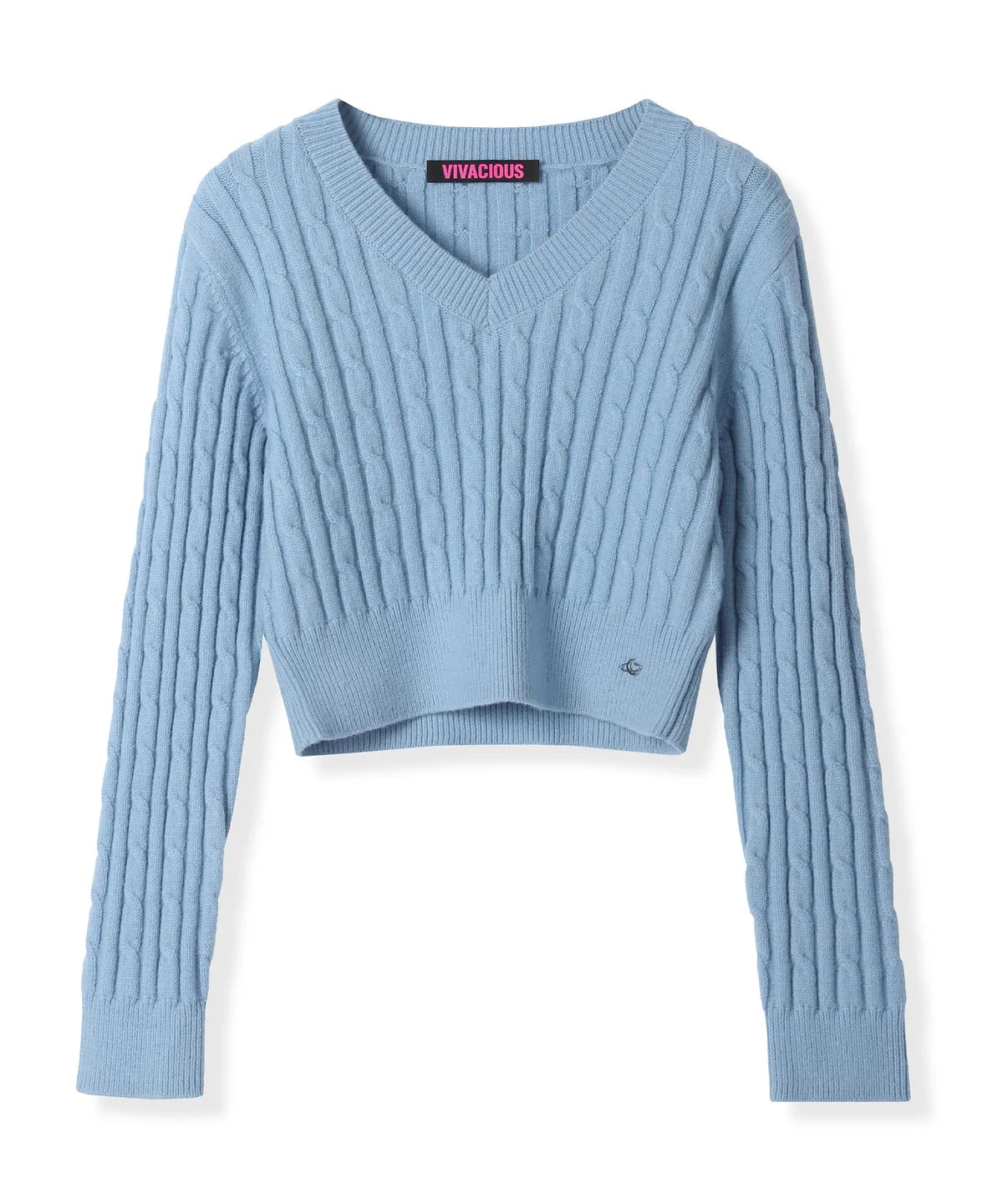 V-neck Cable Knit_7Colors