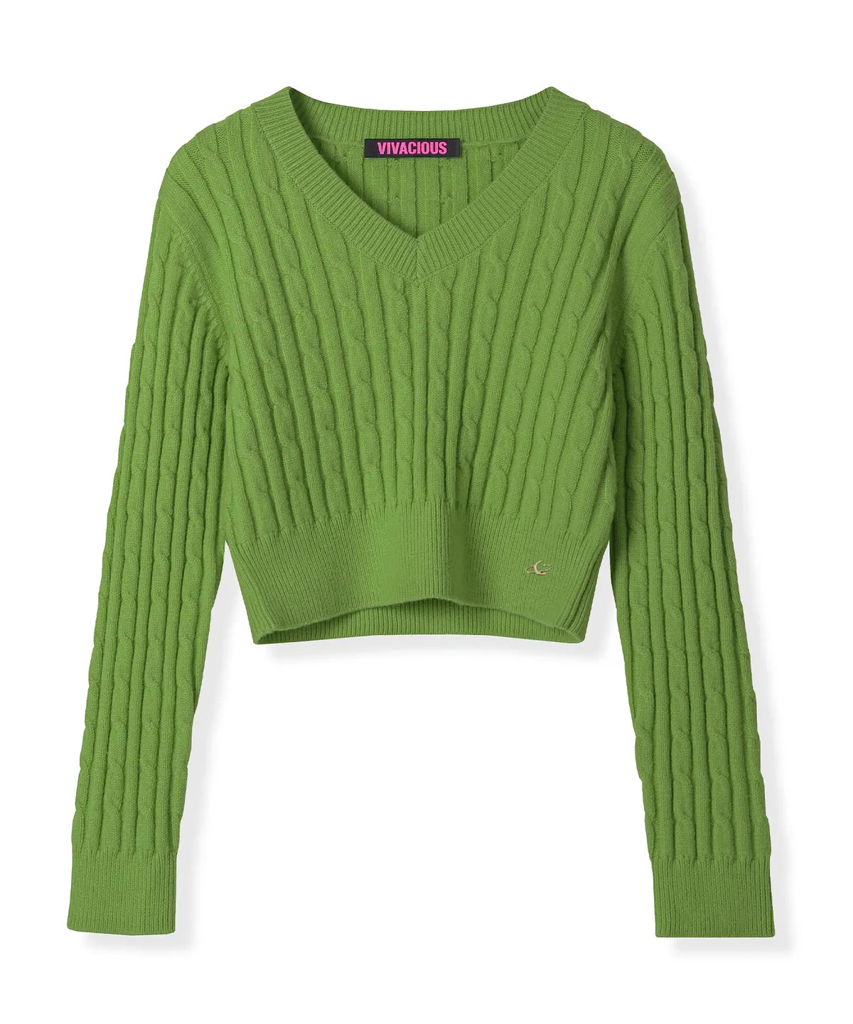 V-neck Cable Knit_7Colors