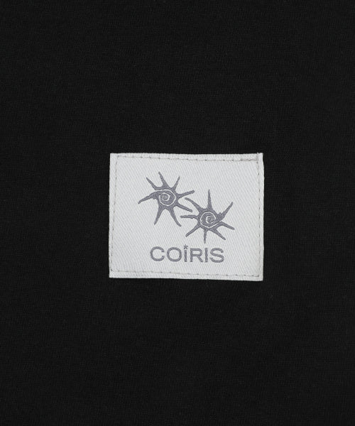 SOLUNA CONTRAST ROUND NECK LONG SLEEVE TEE UNISEX - 4 COLORS BLACK