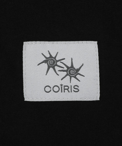 SOLUNA CONTRAST ROUND NECK LONG SLEEVE TEE UNISEX - 4 COLORS BLACK