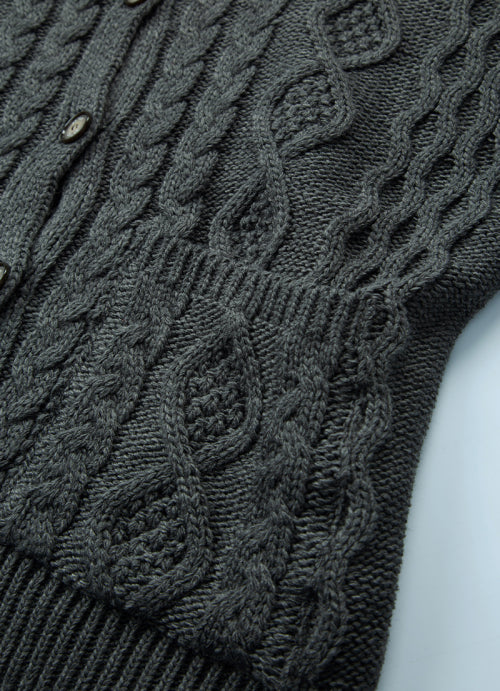 ELO TWISTED HOOD CARDIGAN - 2 COLORS