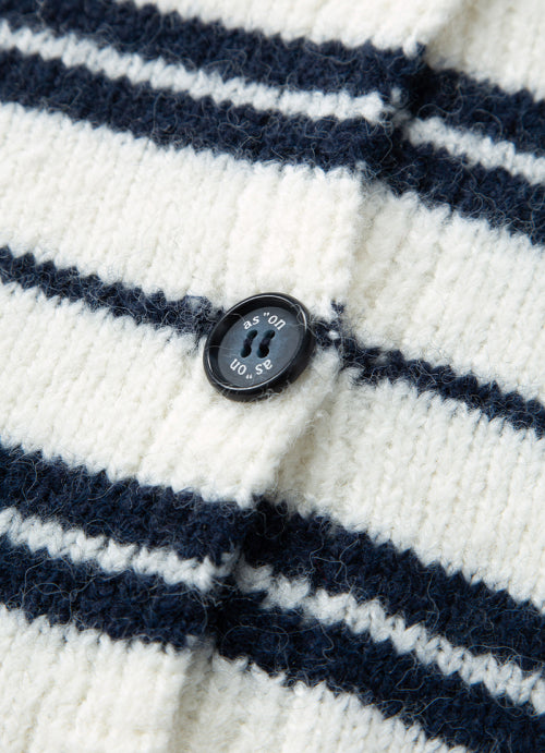 BERA STRIPE HOOD CARDIGAN - 2 COLORS