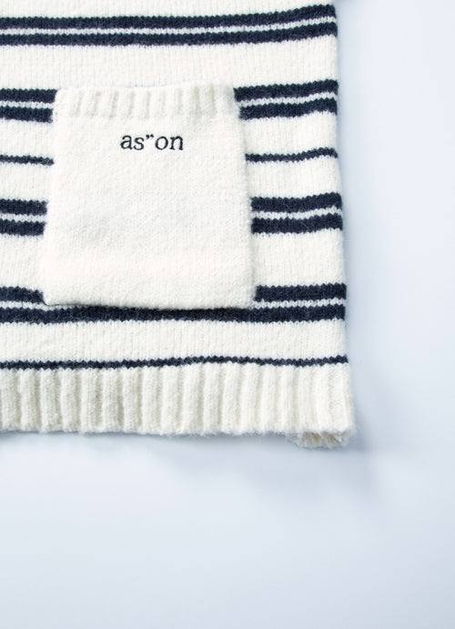 BERA STRIPE HOOD CARDIGAN - 2 COLORS