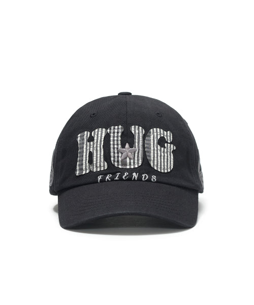 HUG FRIENDS CAP - 15 COLORS BLACK