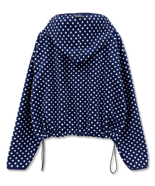 DOT HOODIE - 2 COLORS NAVY