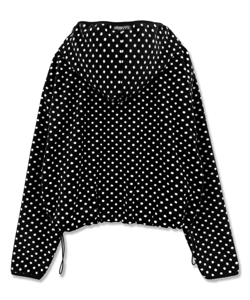 DOT HOODIE - 2 COLORS BLACK
