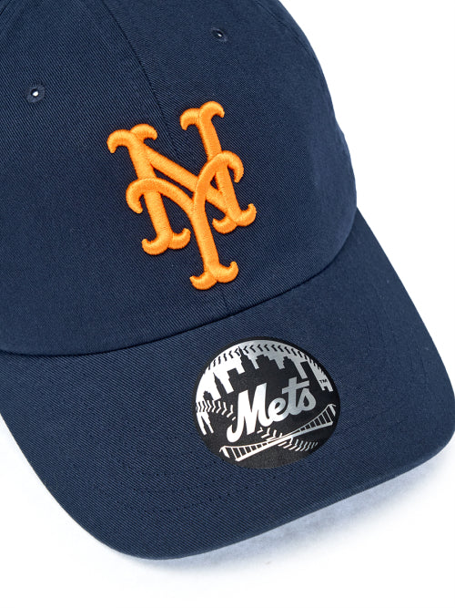 SIGNATURE UNSTRUCTURED BALL CAP NY #KARINA同款! - 12 COLORS NAVY