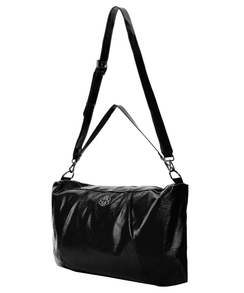 NICOLE MEGA SQUARE SHOULDER BAG #徐睿知同款! - 3 COLORS BLACK