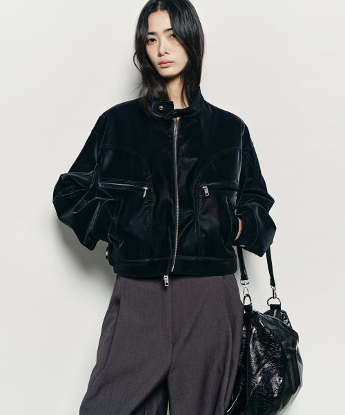 NICOLE MEGA SQUARE SHOULDER BAG #徐睿知同款! - 3 COLORS BLACK