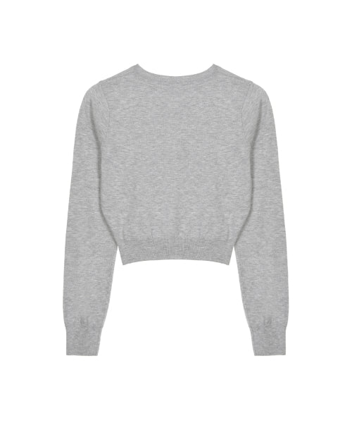 MINI BUTTERFLY SIGNATURE SLEEVE KNIT #徐睿知同款! - 6 COLORS PINK