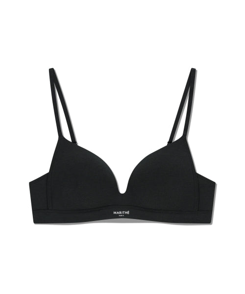 UNDERWEAR W BASIC LOGO BRA - 4 COLORS BLACK