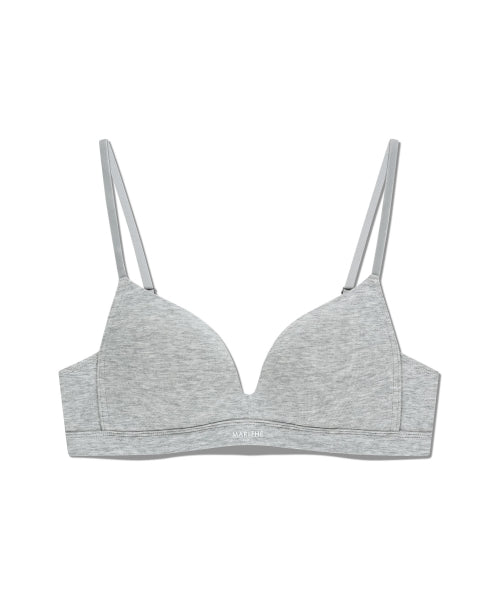 UNDERWEAR W BASIC LOGO BRA - 4 COLORS GREY