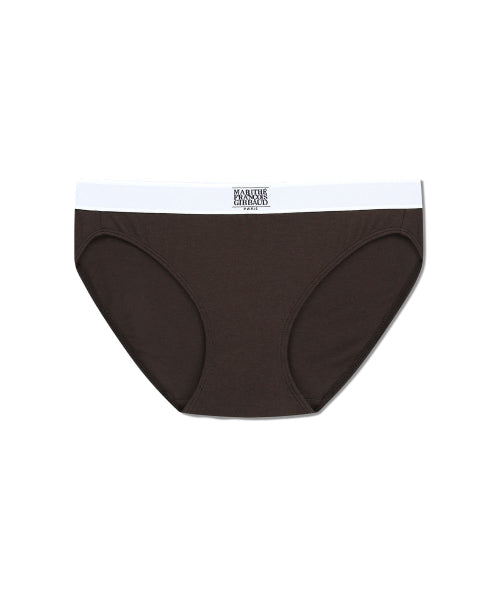 UNDERWEAR W CLASSIC LOGO EBAND HIPSTER - 4 COLORS DARK BROWN