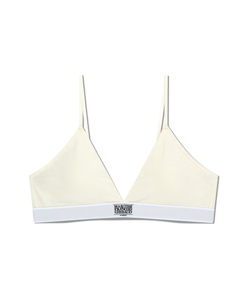 UNDERWEAR W CLASSIC LOGO EBAND BRA - 4 COLORS IVORY