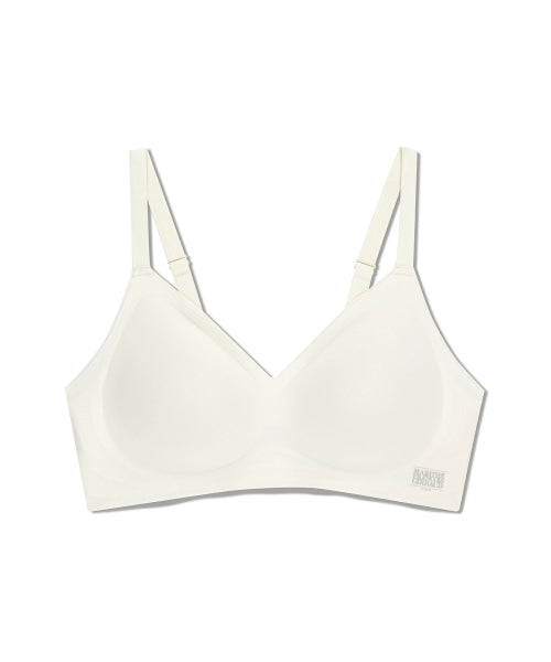UNDERWEAR W CLASSIC LOGO FUSING BRA SKIN - 4 COLORS IVORY