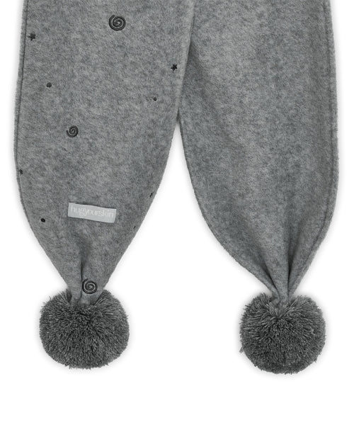 FLEECE MUFFLER - 2 COLORS GREY
