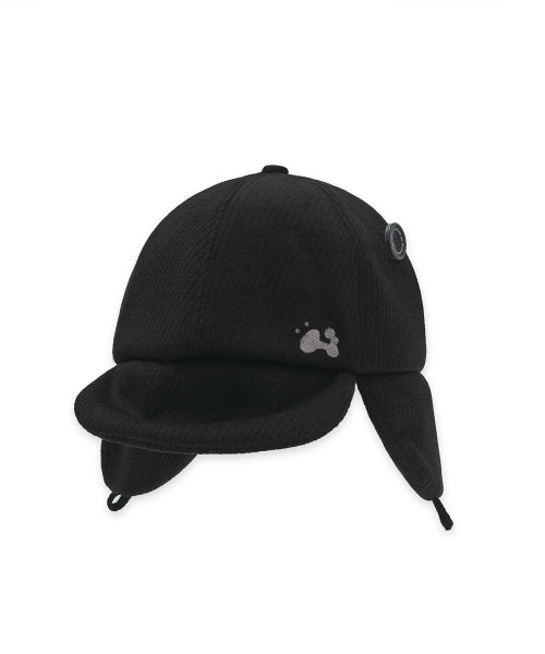 FLAP BUTTON CAP - 3 COLORS BLACK