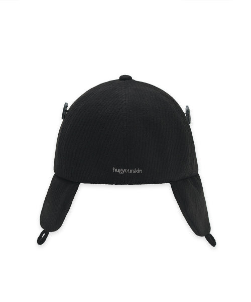 FLAP BUTTON CAP - 3 COLORS BLACK